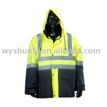 warning high visibility jacket